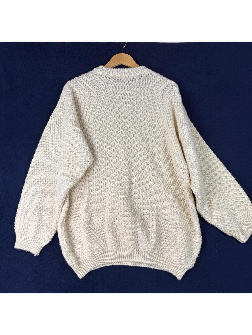 Highland Vinatge Home Industries Pure scotaland wool sweater Women XL Made in UK - Picture 3 of 9